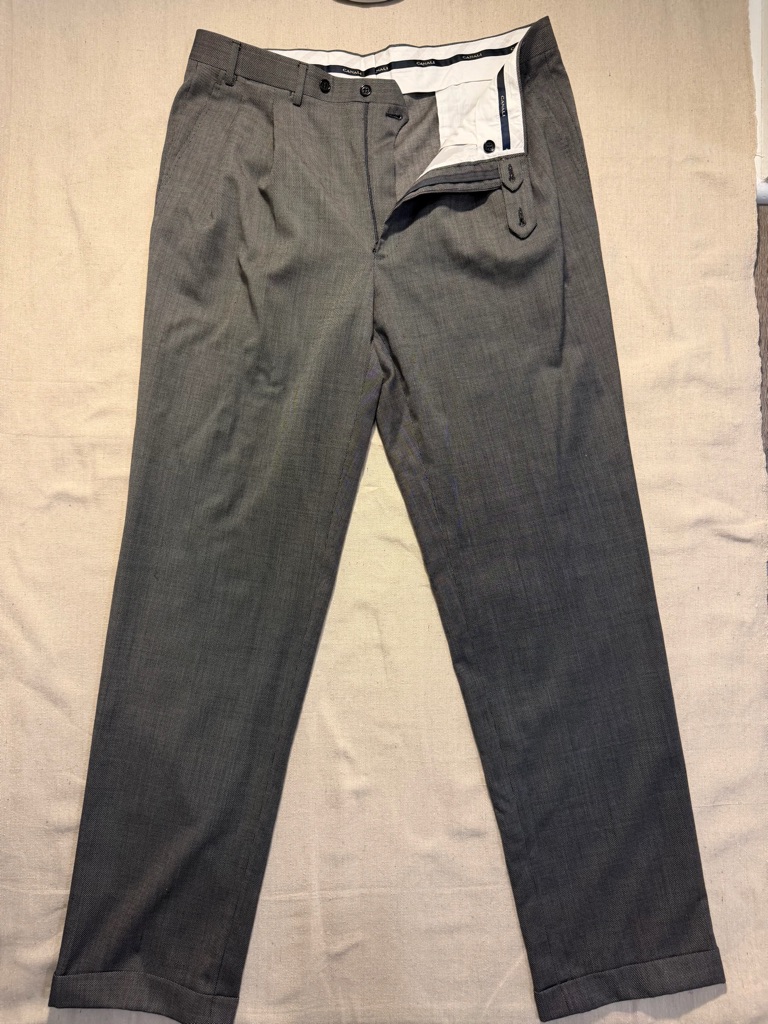 Canali Impecabile 50 34 X 34 Black And White Dress Pants Are Versatile Pre Own